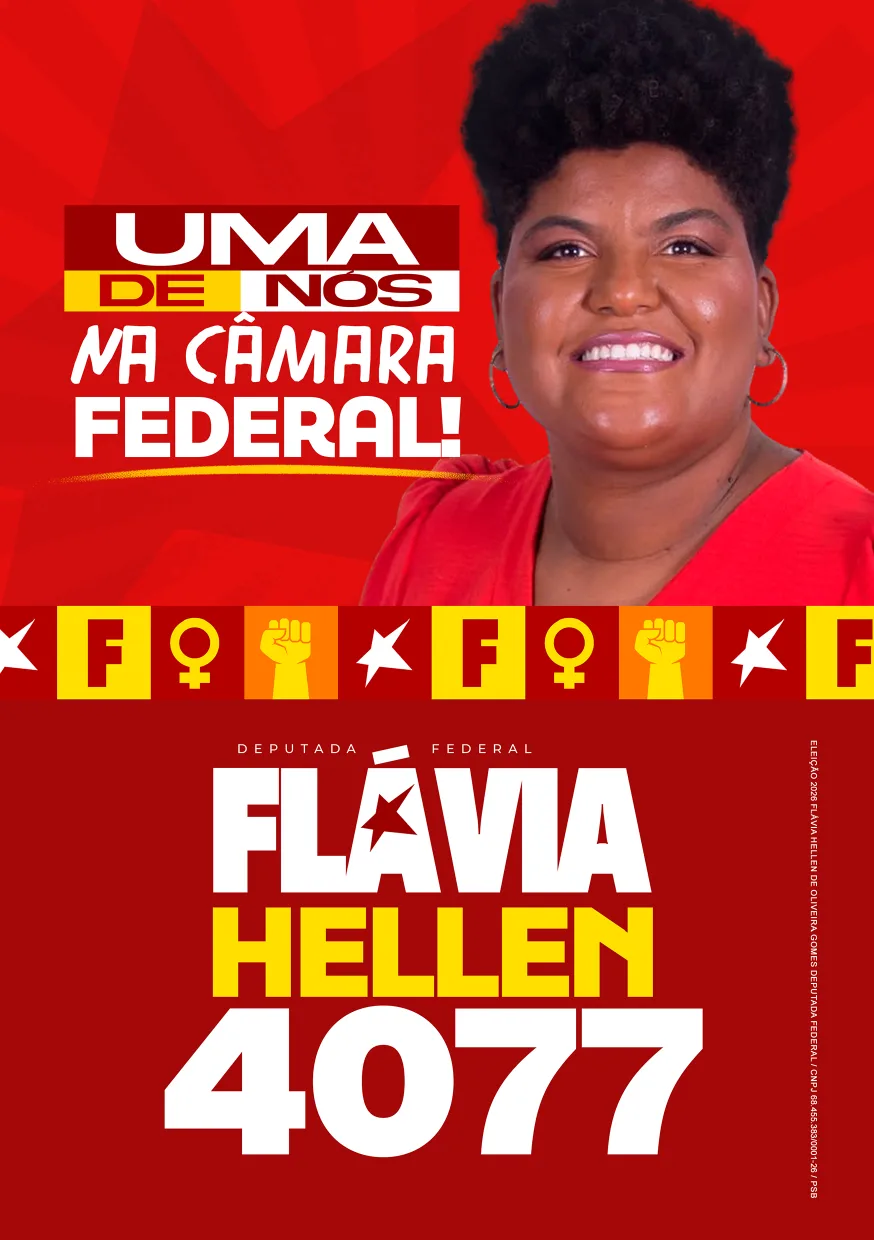 Panfleto Flávia Hellen